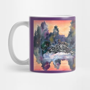 Sun Salutations Common Loon Mug